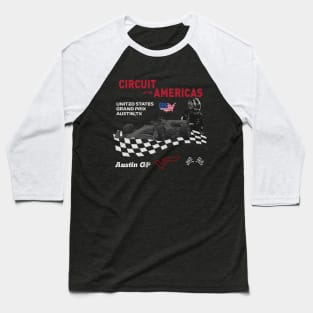 Circuit of the Americas, Austin gp Baseball T-Shirt